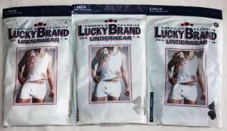 NWT LUCKY BRAND mens boxer briefs / trunks 2 PACK size S M L XL  