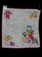 Childs Hanky/Handkerchief Trio Nursery Rhyme Themes  
