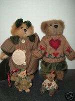 Boyds Bears 1997 Bailey and Matthew Plush and Ornaments  