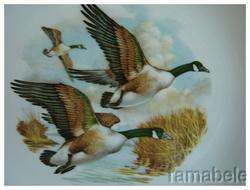 Weatherby Hanley Royal Falcon Ware Bird Duck Plates (4)  
