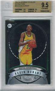 Kevin Durant 2007/08 Sterling Refractor RC **BGS 9.5**  