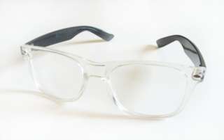 Nerd Brille Wayfarer Brille ohne Stärke 17 Farben  
