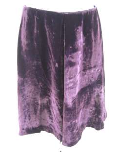 RALPH LAUREN COLLECTION Purple Lbl Velvet Skirt Sz 4  