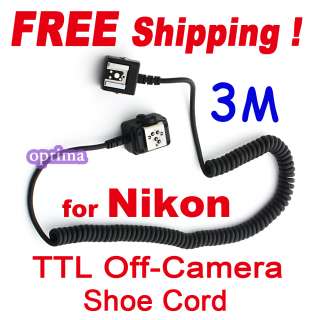 Yongnuo 3M 10ft i TTL Off Camera Flash Sync Extension Cable Cord for 