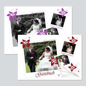 Gästebuch Hochzeit individuell mit Foto, Namen & Datum  