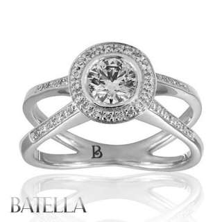 83 Ct G SI1 Round Cut Diamond With Round Diamonds Accents Engagement 