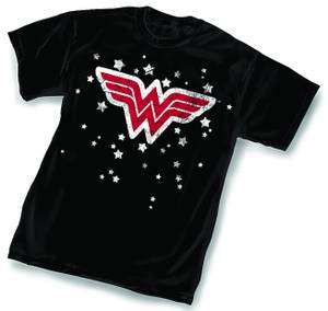 Wonder Woman Stars Symbol T Shirt  