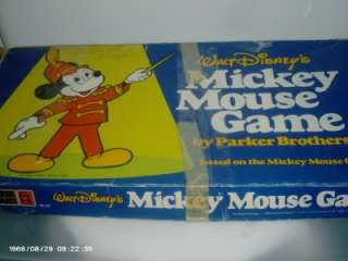 Vintage Walt Disneys Mickey Mouse Game   Parker Bros.  
