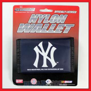 MLB New York Yankees Trifold Nylon Wallet   Licensed NY  
