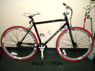 Fixie Fixed Gear Bicycle Bike 53cm RD 626 Black  
