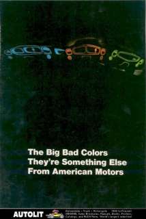 1969 AMC AMX Javelin Big Bad Colors Brochure  