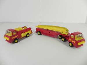   Tonka 18 Red & Yellow Fire Truck set Tonka toys Fire Ladder  