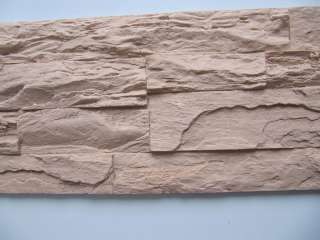 RockTex Muster Felssteinfurnier Wand Fliese Terrakotta  