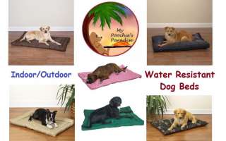 Indoor Outdoor Crate Mats & Dog Beds   Water Resistant  