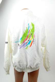 Classic Mizuno Cycling Jacket / Windbreaker X Lrg White  