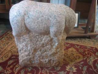 Granite sculpture by famous American sculptor, Cabot Lyford. This is a 