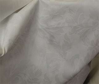 New Off White Cotton Floral Brocade Drapery Fabric SALE  