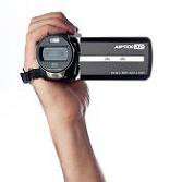 Aiptek iH3 Full HD 3D Camcorder (8,1cm (3,2) 3D Display, SD / SDHC, 5 