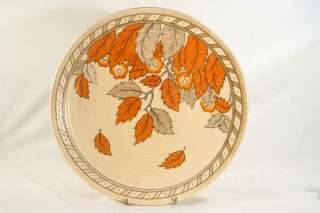 Crown Ducal Charlotte Rhead Charger Golden Leaves 4921  