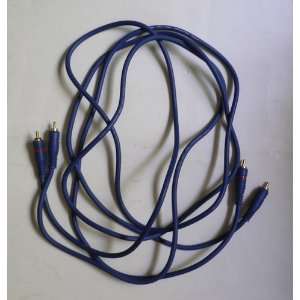  Calrad 30 410 BU RCA to RCA Feedthru 1/2in Blue 