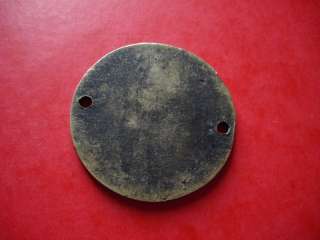 Ancienne plaque de métier Marchand à Lille, 19ème/20ème, 59mm, 60g 
