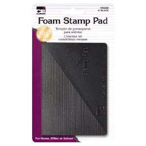  Charles Leonard Inc., Stamp Pad, #1 Black Foam, 1/Card 
