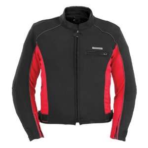  Fieldsheer Mens Corsair 2.0 Black Red Sport Jacket   Size 