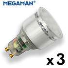 Megaman 11W Energy Saving GU10 Spot Light CFL Bulbs Warm White 