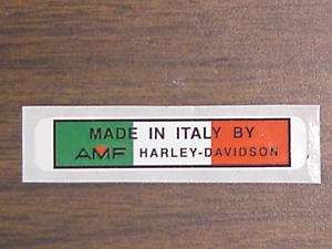 AMF Made in Italy Rear Fender Decal  