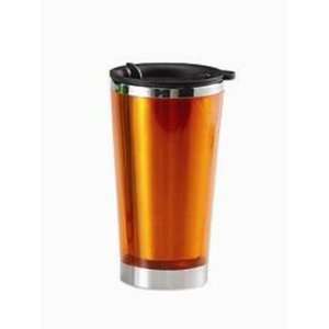  Farberware 16 oz Stainless Steel Orange Mug Kitchen 