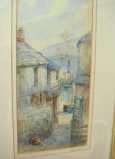   signed watercolour W Sands (T H Victor) St Ives Cornwall  