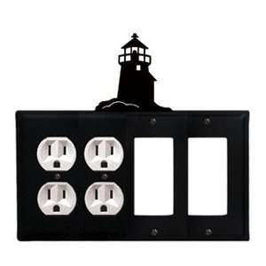   Combination Cover   Double Outlets With Double GFI