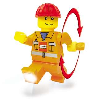 Lego Construction Worker LED Dynamo Torch (FREE P+P)  
