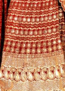   Bridal Sari Indien Bollywood Lehenga Sari PartyWear Sari Robe 