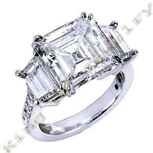    2.50 Ct. Asscher Cut Diamond Engagement Ring J, VS1 Jewelry