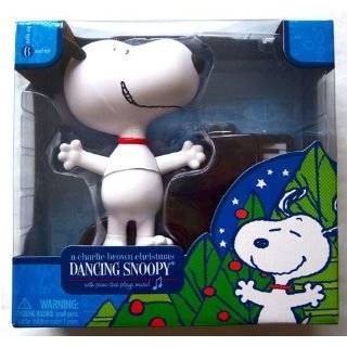   Charlie Brown Christmas Dancing Snoopy with Piano That Plays Music Toy