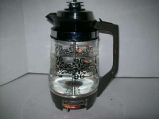   Silex Glass LIGHTED 12 Cup Retro Coffee Maker Percolator  