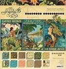 Graphic 45 Tropical Travelogue 12x12 Paper Pad   Brand NEW  
