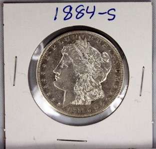 1884 S MORGAN SILVER DOLLAR GUARANTEE AUTHENTIC US COIN MINTED US MINT 