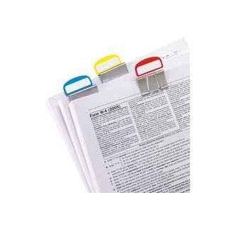 Binder Clip with Label, PileSmart, Write On, 1/4 Capacity, Assorted 