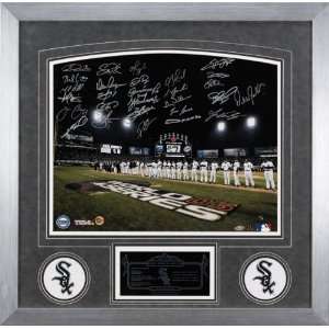  2005 WS White Sox 28 SIGNED Display STEINER LE/6 Sports 