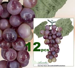 LOT OF 612 Grapes Artificial Fruit Home Garden Decor RG  