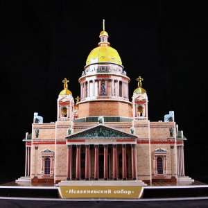  Saint Isaacs Cathedral 3D Puzzle. St. Petersburg Russia 