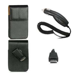  For HTC myTouch 4G Slide Premium Leather Pouch Case + Premium 