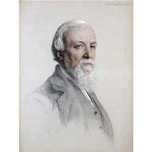  Portrait of Robert Browning by Anthony frederick august 