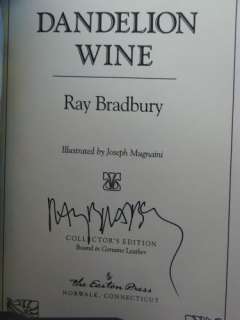 We have more books autographed by Ray Bradbury for sale, to see a list 