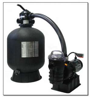 hp Above Ground Pool Pump 22 Sand Filter System  