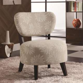   and White Floral Round Accent Lounge Chair 900391 021032240325  