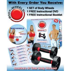  Body Wheels Fitness Wheels   With Free DVD Sports 