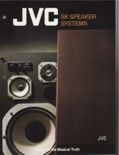 JVC SK Speaker Systems Brochure 1976  